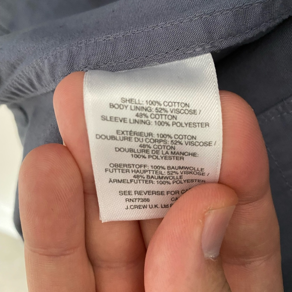 Jcrew Blue Jacket With Patch Pockets - image 6